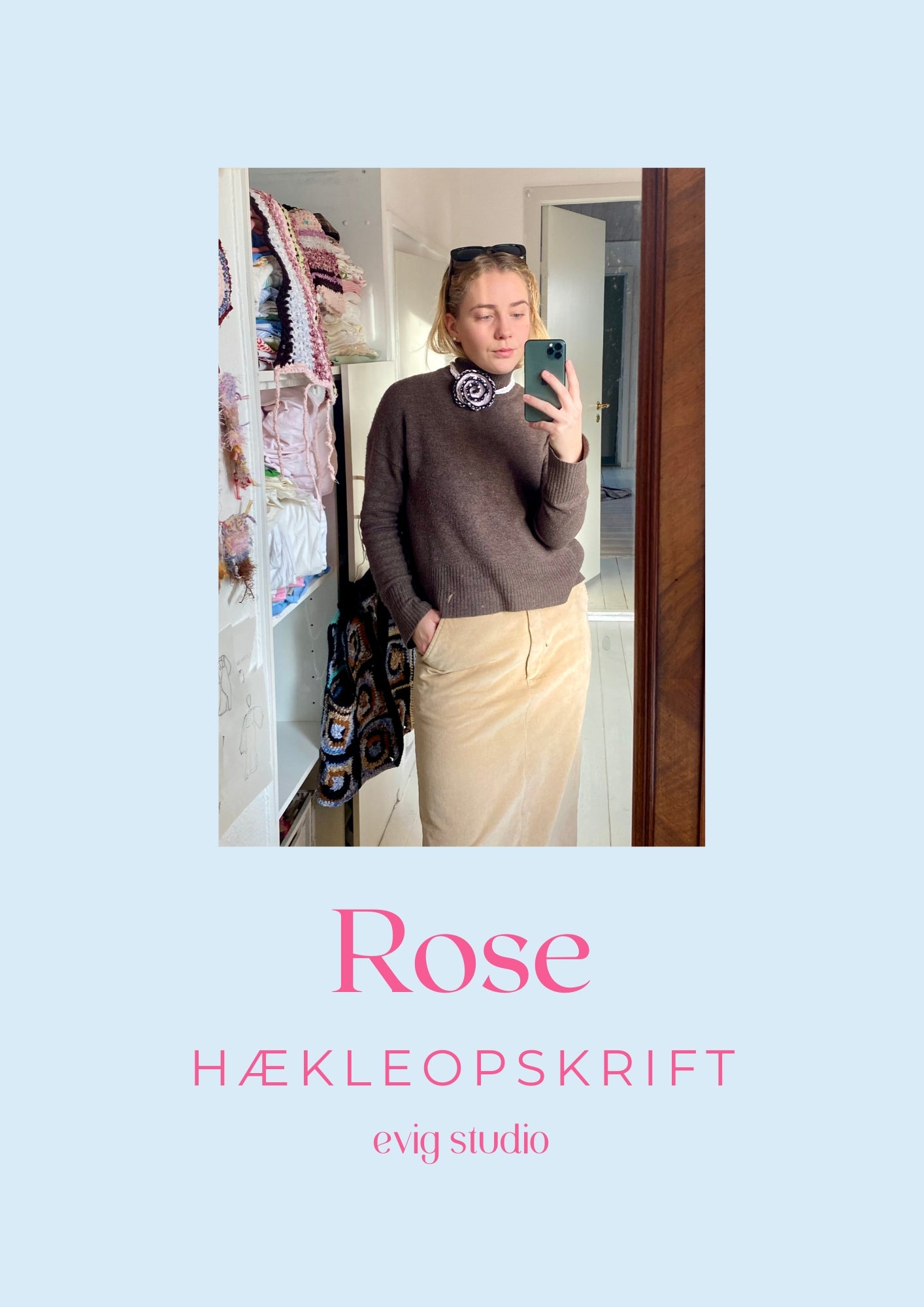 Rose // Hækleopskrift
